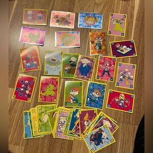 Vintage 1999 Panini rugrats Card stickers